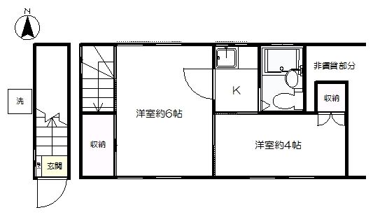 �����s�{���s������3���ڂ̃A�p�[�g�̊Ԏ�